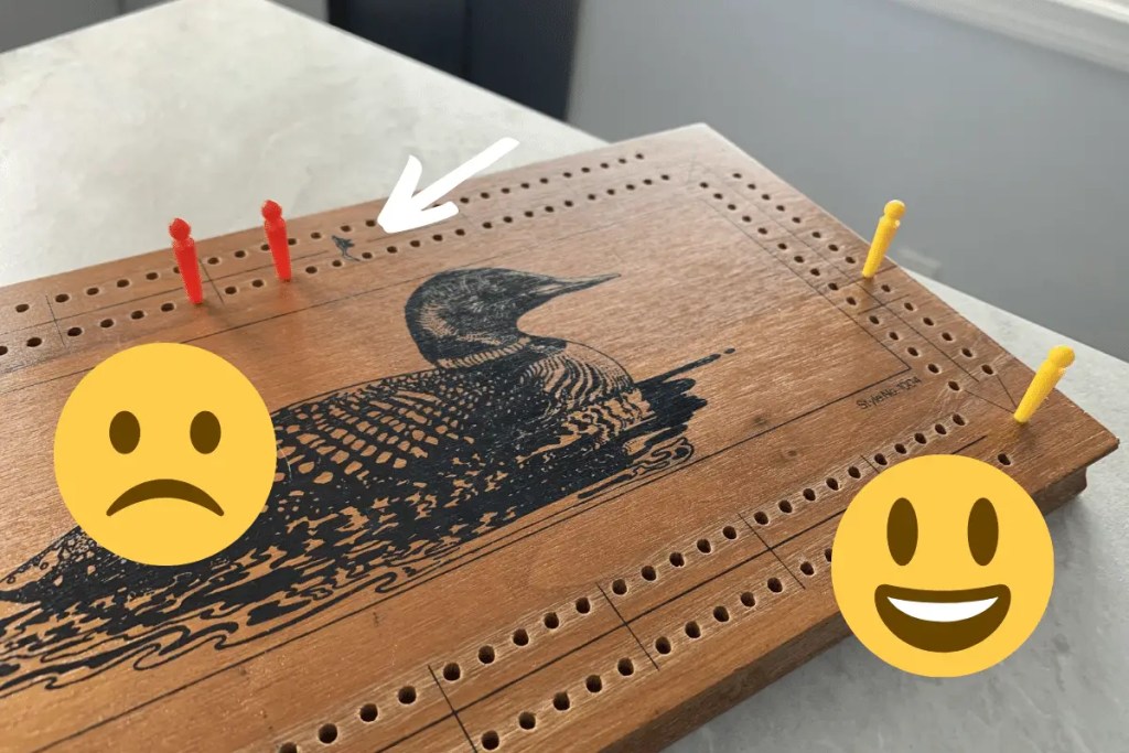 avoid being skunked in cribbage