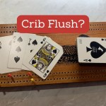 how do you flush a crib in cribbage