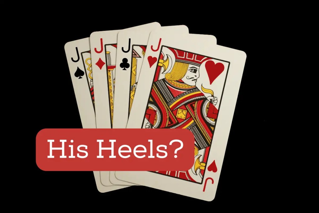 what does his heels mean in cribbage
