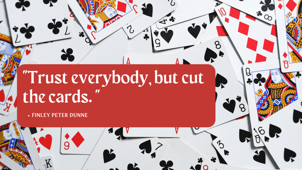card game quotes funny