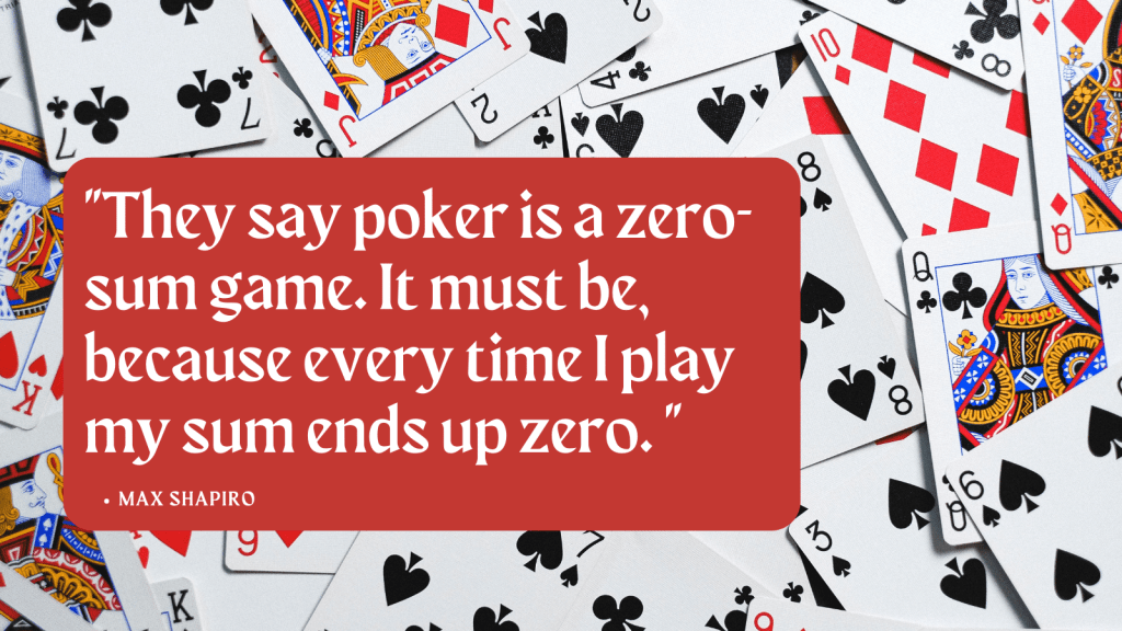 card game quotes gambling