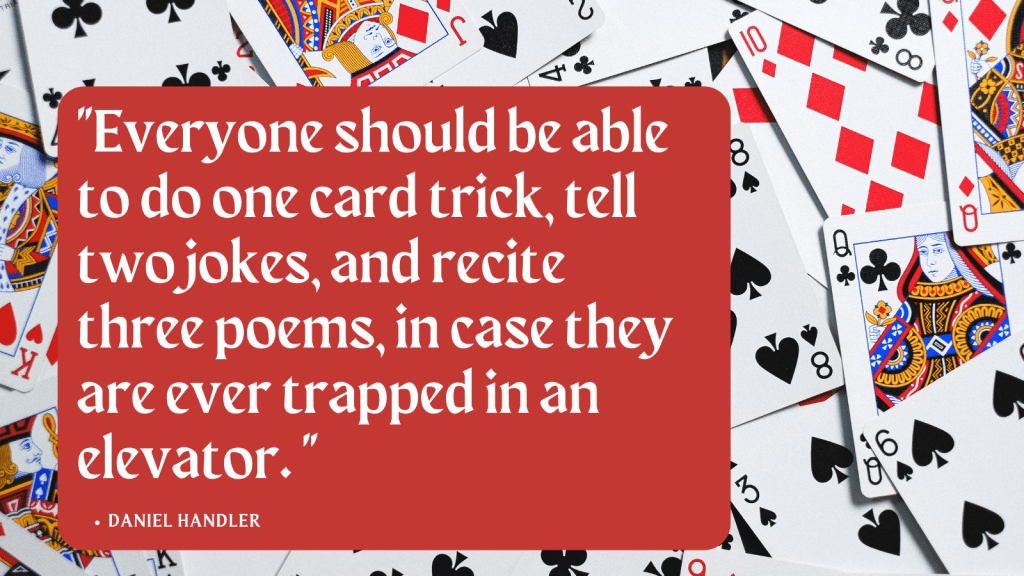 card game quotes traditional