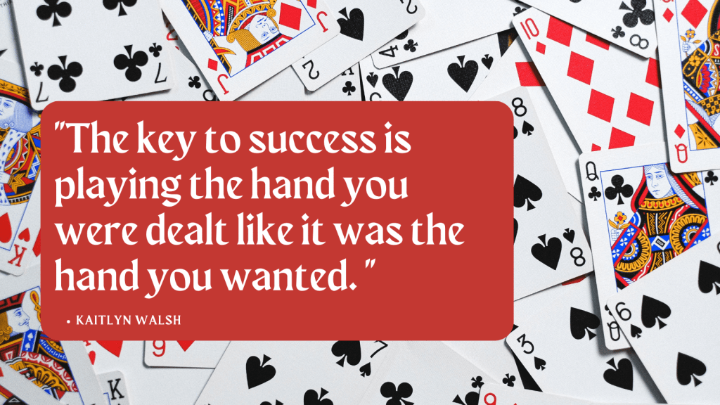 card game quotes women